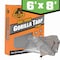 Gorilla Tarp Tarp, 6 ft x 8 ft, 14 mil, Silver, PE, Weather Resistant with UV Coating 97050 - alternate 1